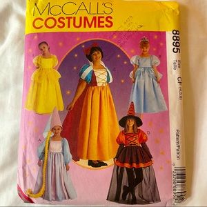 Disney Princess & Witch McCall’s Costumes Patterns